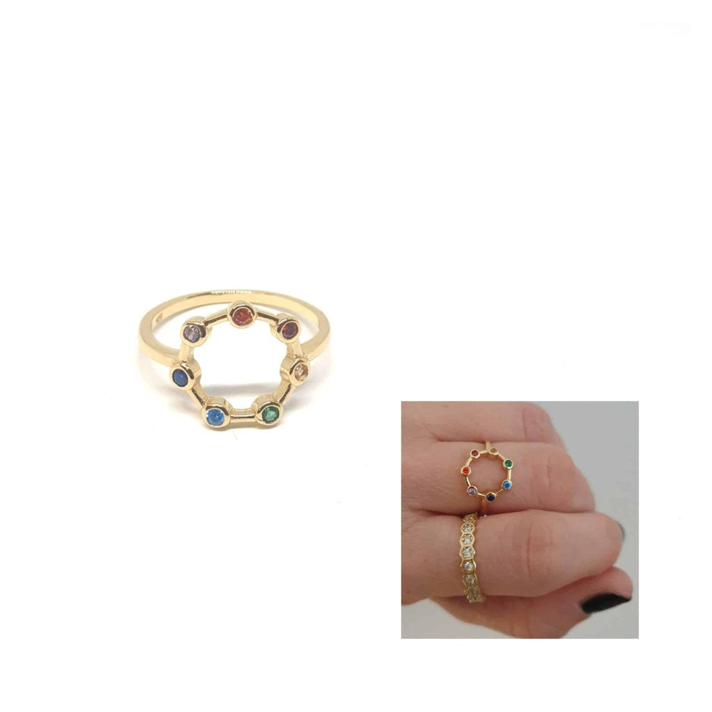 Anillo Karma oro de 14 quilates