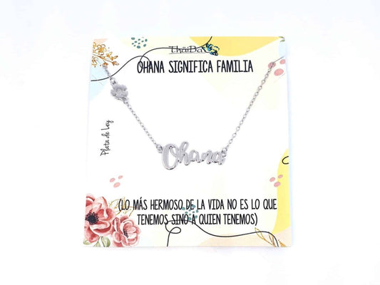 Colla Ohana familia de plata de ley