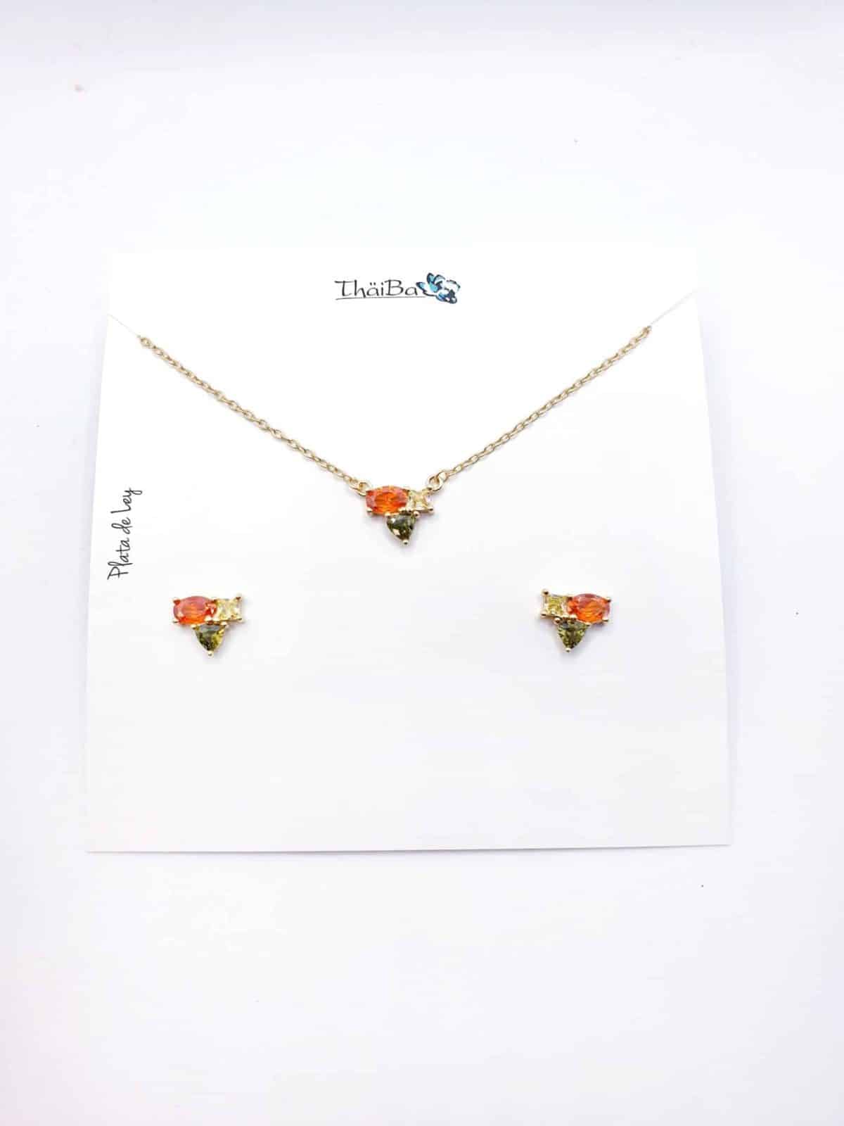 Set Terracota de plata de ley con baño de oro de 14 quilates - vista adicional