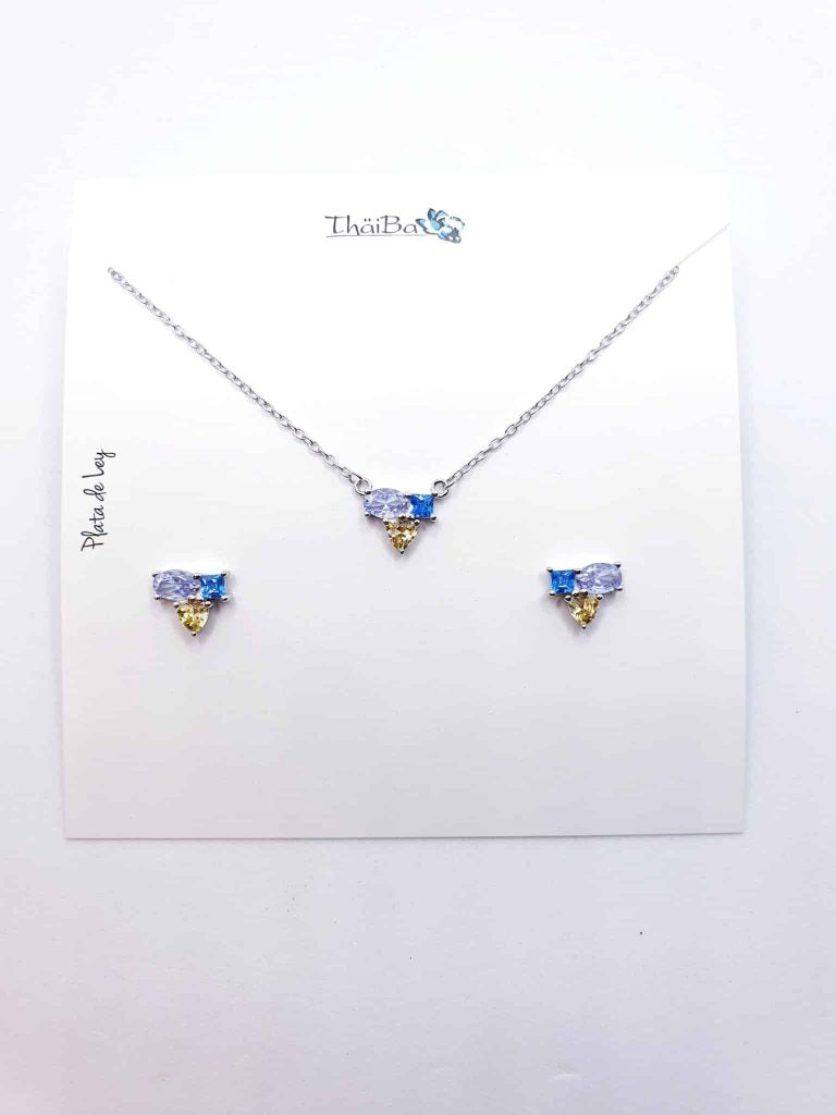 Set Allegra de plata de ley