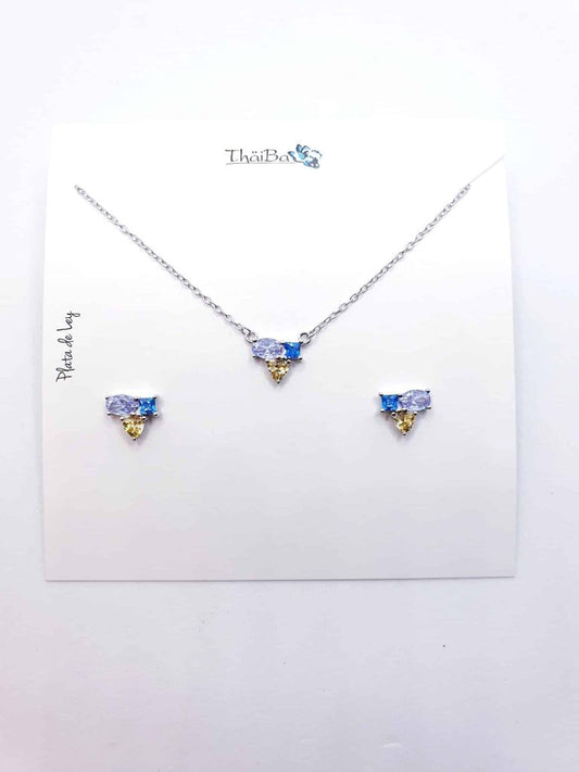 Set Allegra de plata de ley