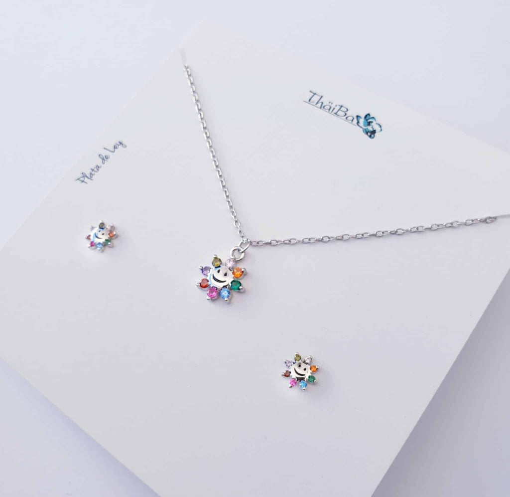 Set happy de plata de ley
