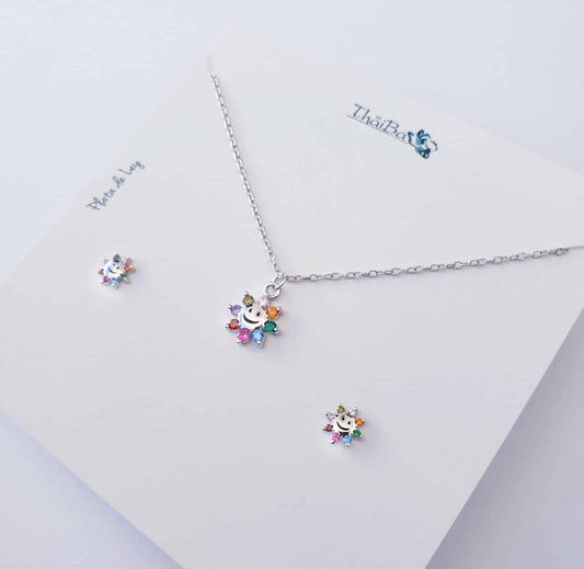 Set happy de plata de ley