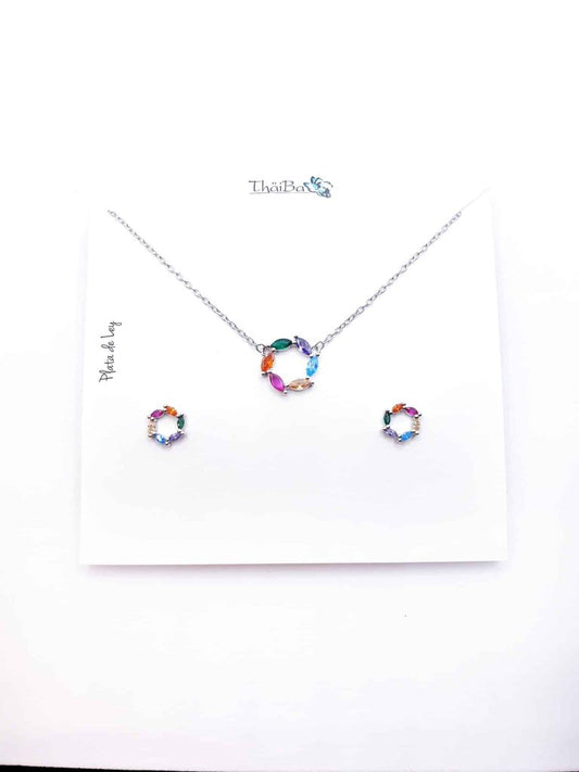 Set Karma de plata de ley