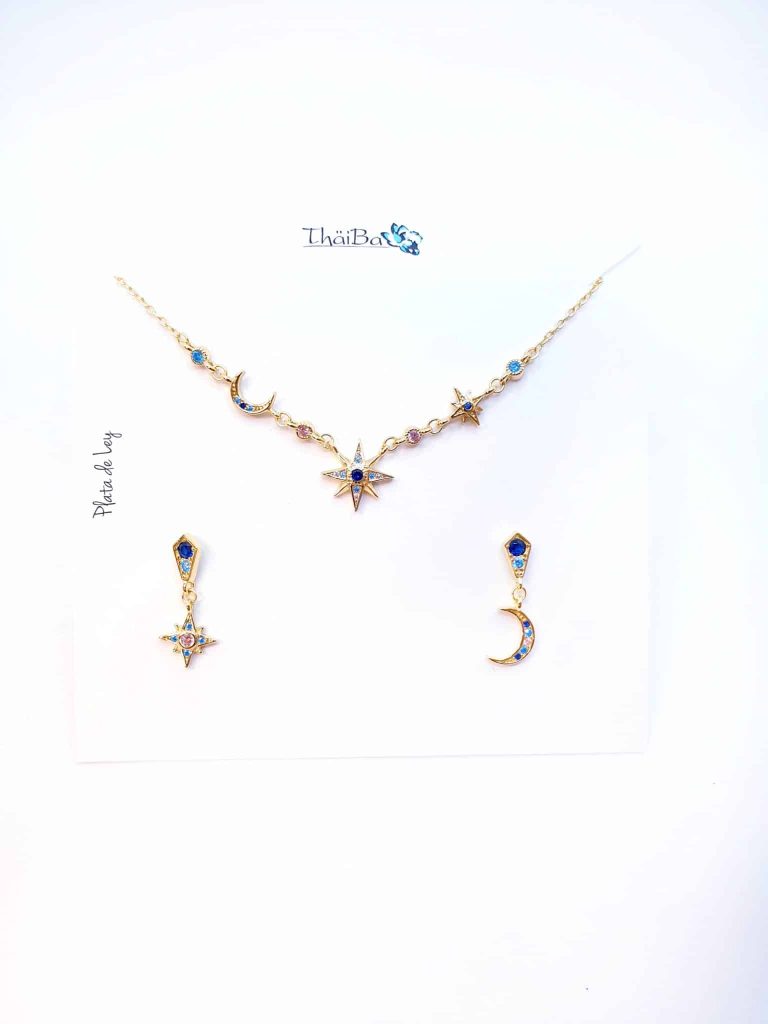 Set universo oro de 14 quilates