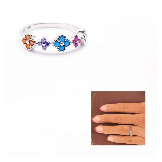Anillo Luxurious de plata de ley