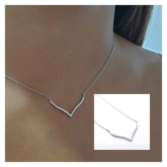 Collar Salma de plata de ley - Joyería Zafir