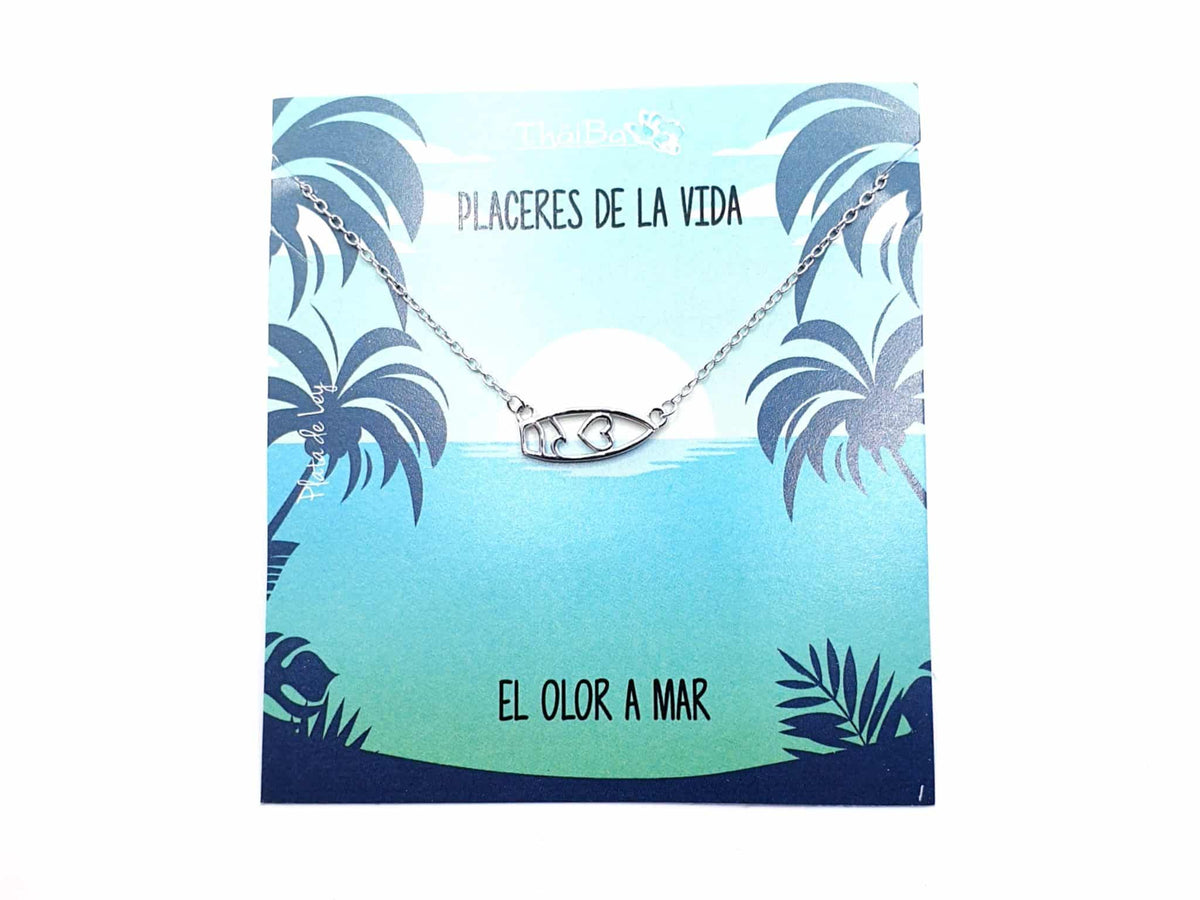 Collar surf / paddle de plata de ley - vista adicional