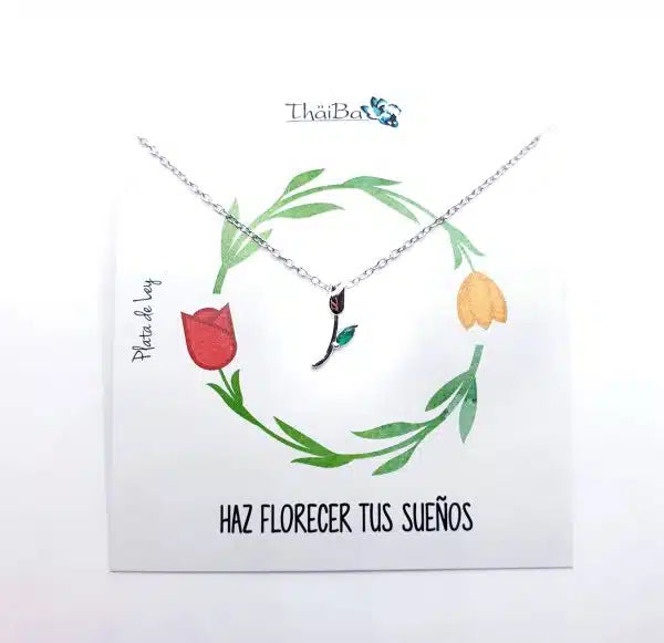 Collar tulipan
