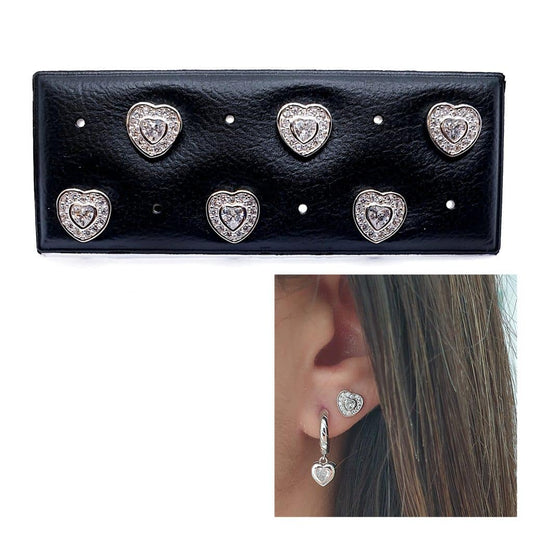 Pendientes amor de plata de ley - Joyería Zafir