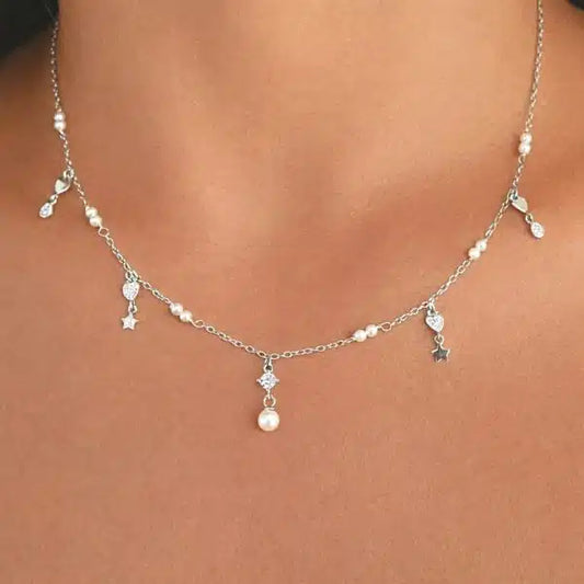 Collar perlas Fantasía