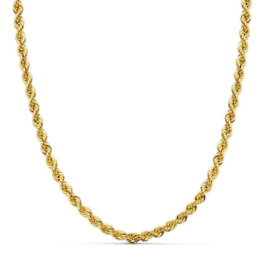 Cordon Salomonico 45 cm Normal 4 mm de oro amarillo 18K