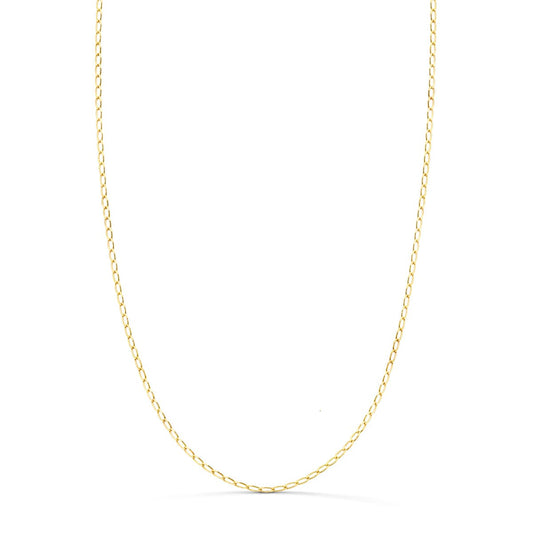 18K CADENA ORO AMARILLO BILBAO MACIZA ANCHO: 1MM LARGO: 40CM