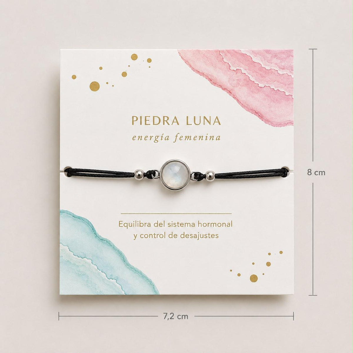 Pulsera Piedra luna de plata de ley - Joyería Zafir