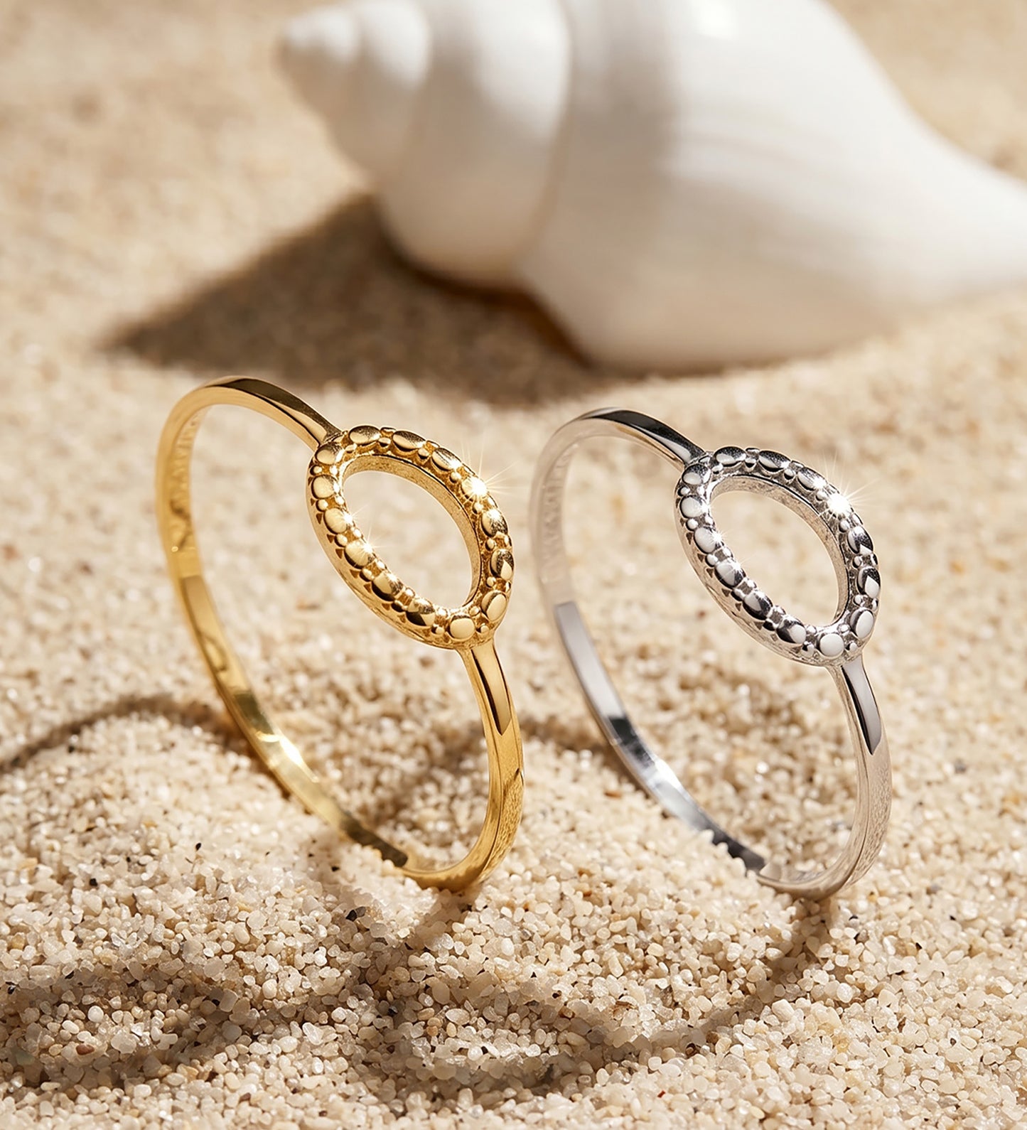 18K SORTIJA ORO AMARILLO LISA MOTIVO OVAL 8X5 MM