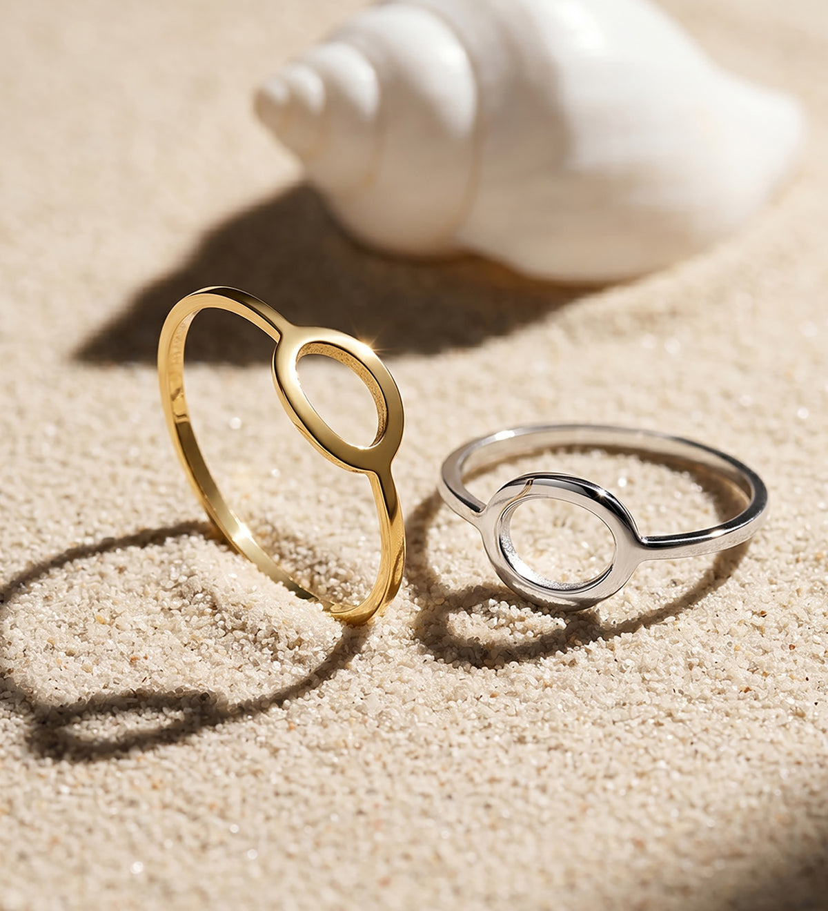 18K SORTIJA ORO BLANCO LISA MOTIVO OVAL 8X5 MM