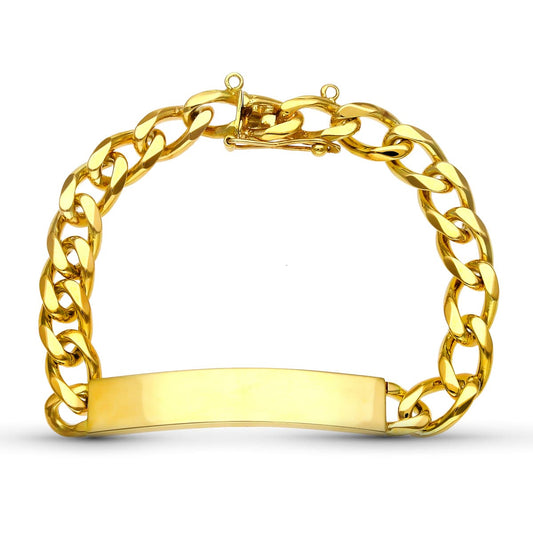 Esclava Maciza 20,5 cm 8 mm de oro amarillo 18K