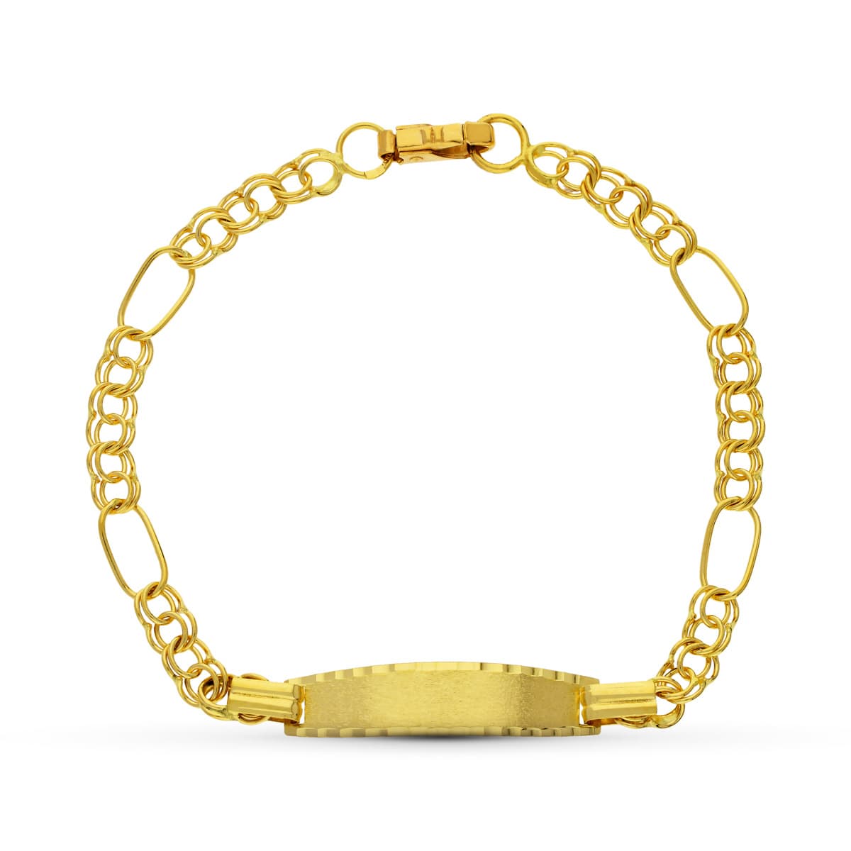 18K ESCLAVA ORO AMARILLO HUNGARA 17.5 CM