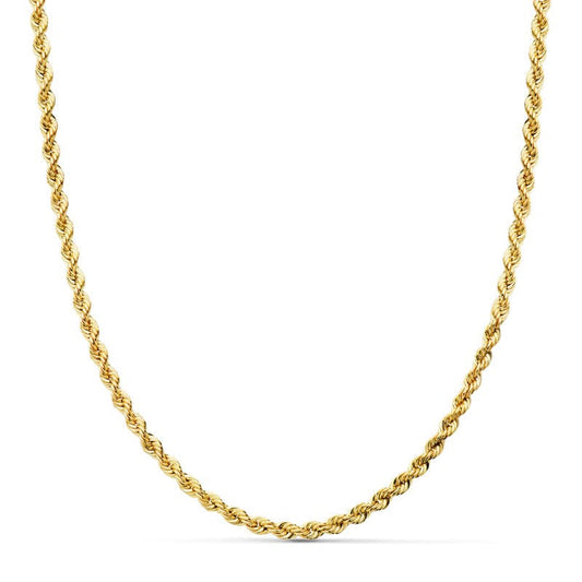 Cordon Salomonico Ligero. Ancho: 2,7 mm. Largo: 60 cm de oro amarillo 18K