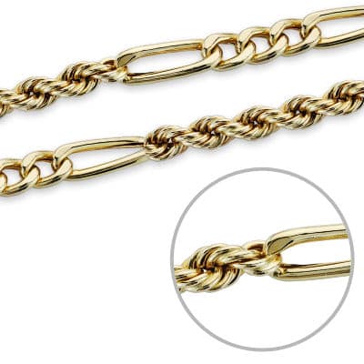 Cordon Cartier 50 cm 4 mm de oro amarillo 18K