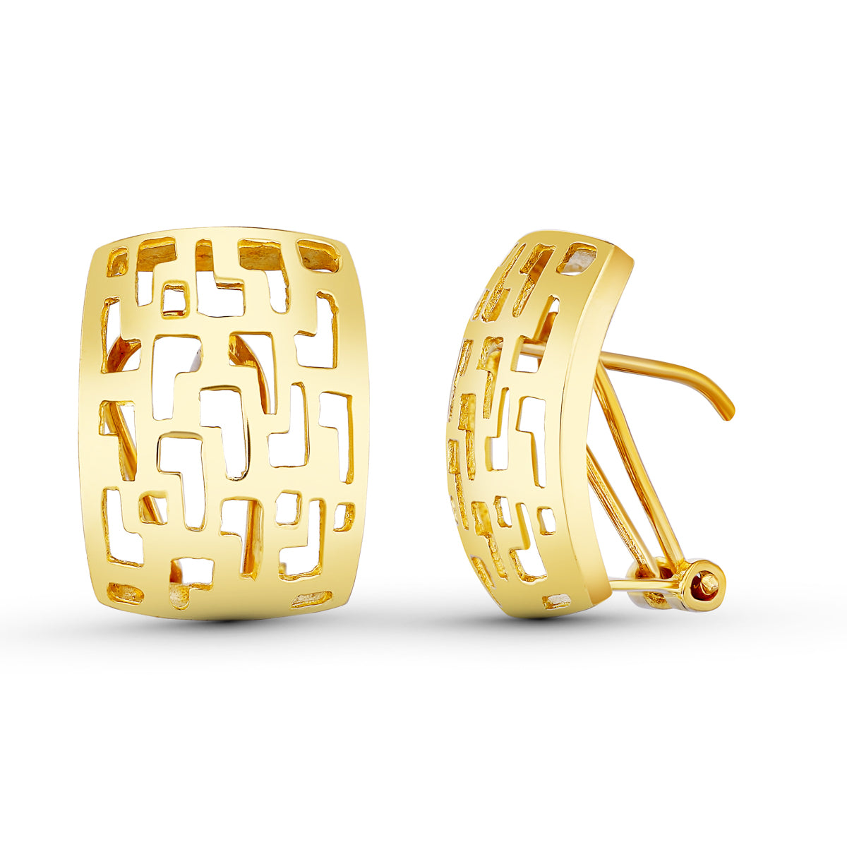 Pendientes Calados de oro amarillo 18K