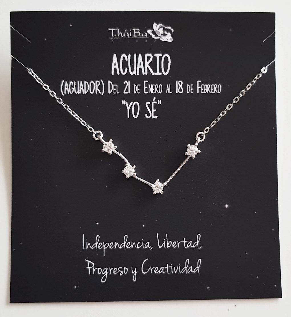 Collar constelaciòn acuario