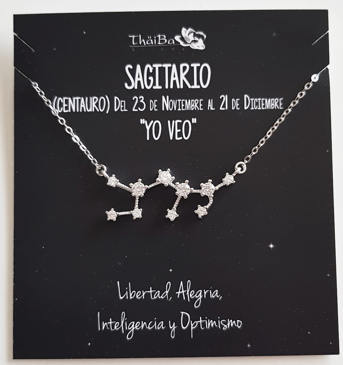 Collar constelación sagitario