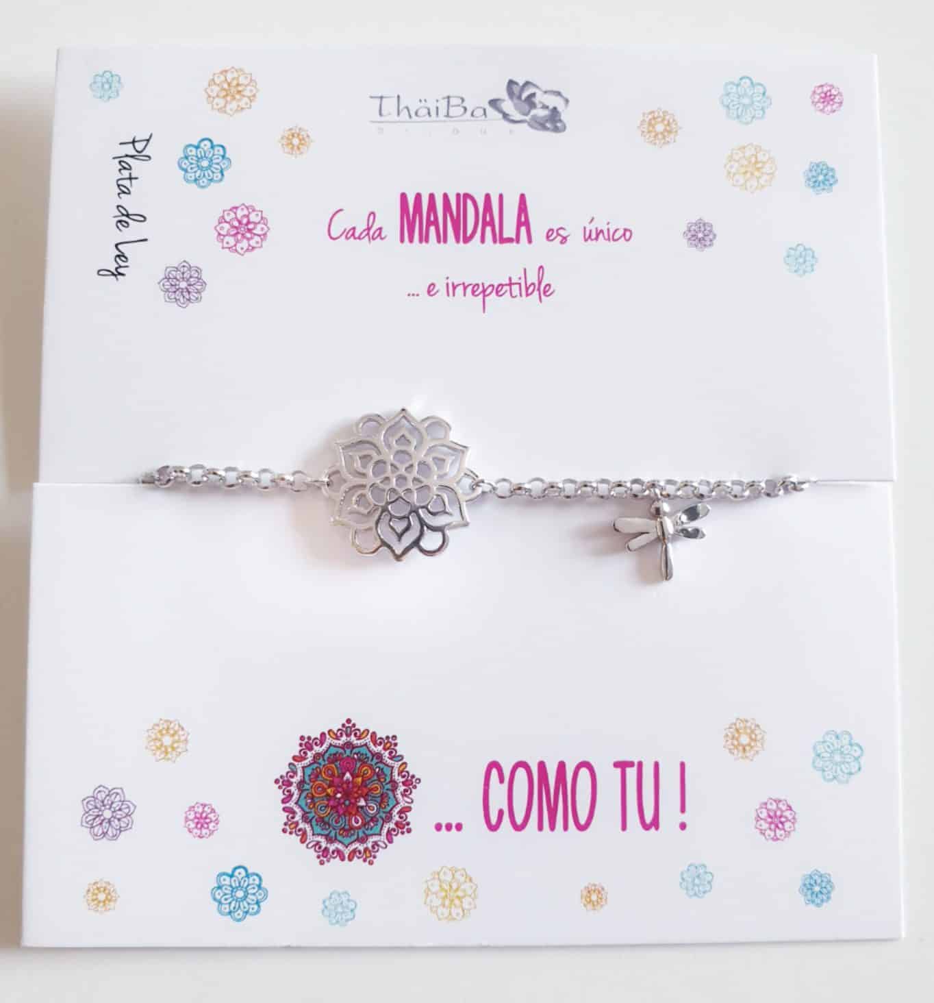 Pulsera mandala y libelula
