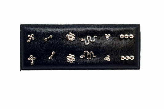 Pendientes mini xs plata de plata de ley - Joyería Zafir