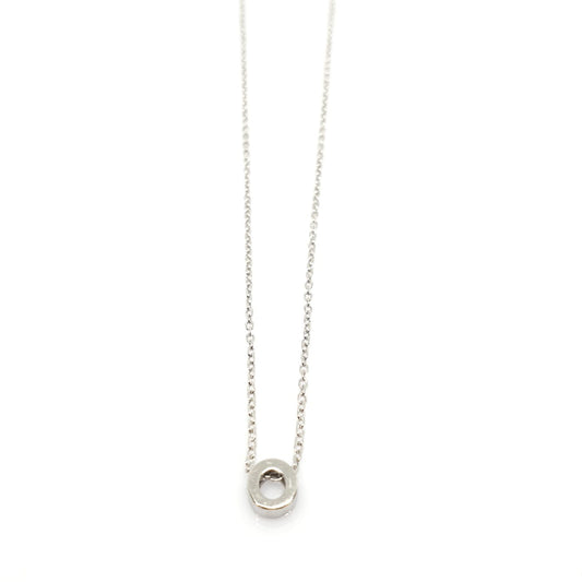 Collar inicial o de plata de ley