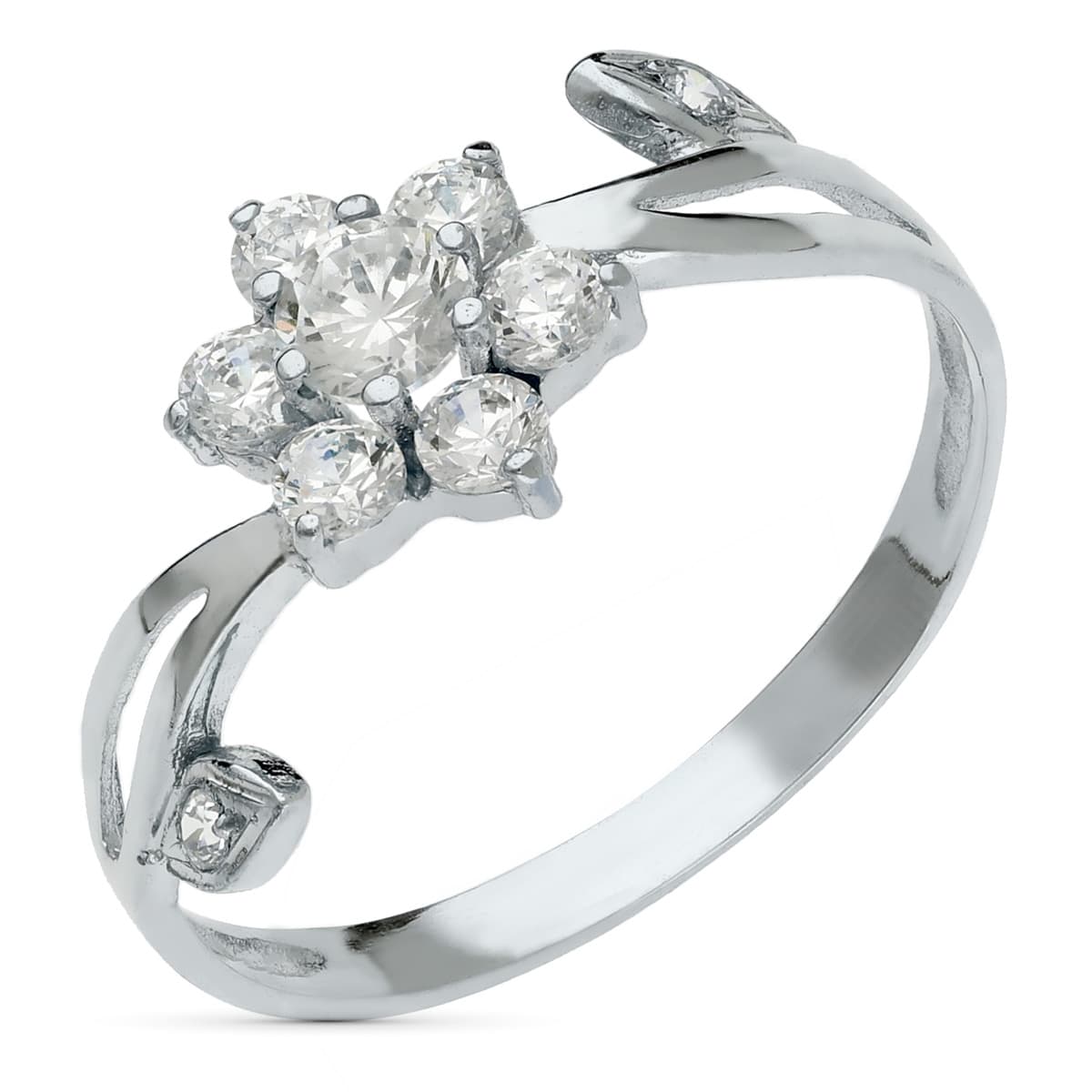 Sortija Cuajo Concirconitas. Ancho 10 mm de oro blanco 18K