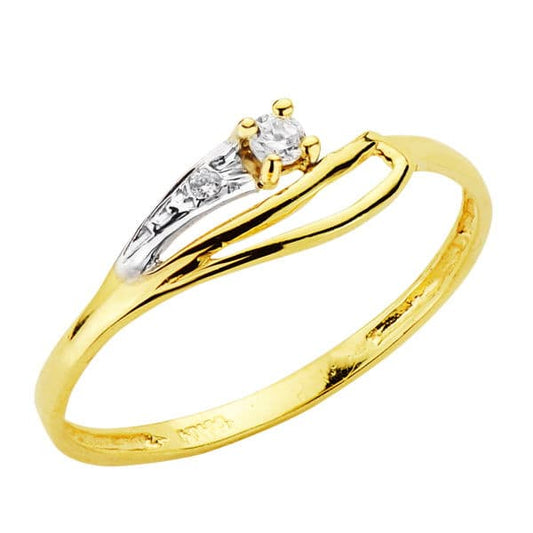 18K SORTIJA ORO AMARILLO CON CIRCONITAS. ANCHO: 5 MM