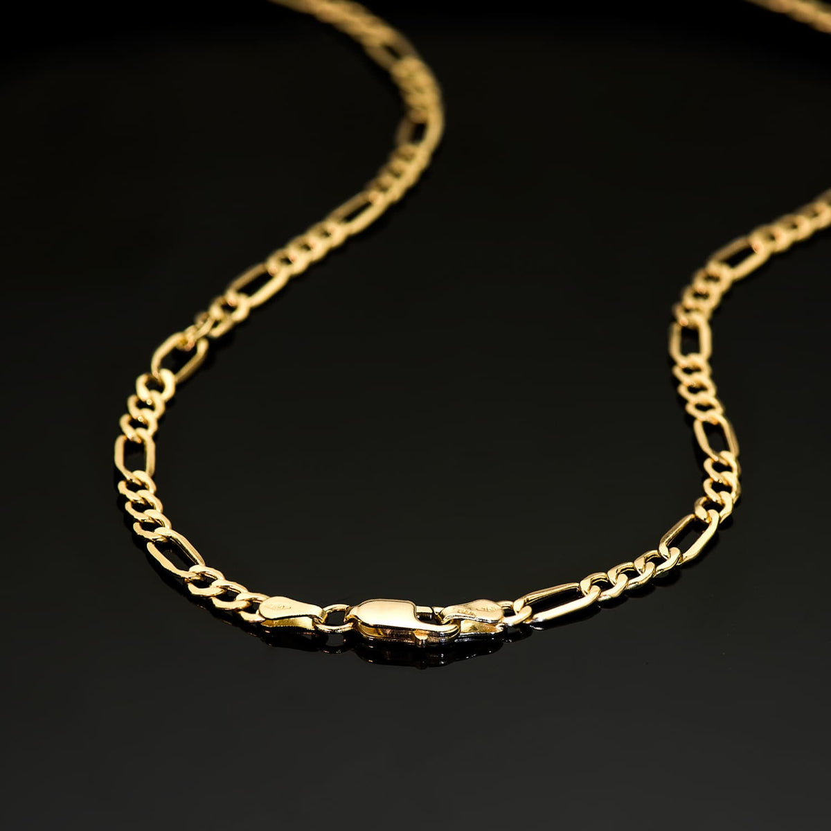Cadena Cartier Hueca Ancho: 3,5 mm Largo: 60 cm de oro amarillo 18K