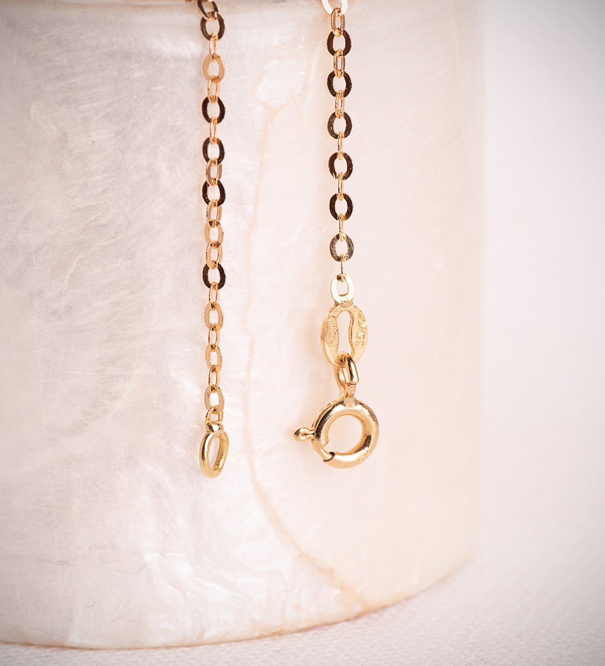 Cadena Forzada 50 cm 1,5 mm 1,95 Gr de oro amarillo 18K