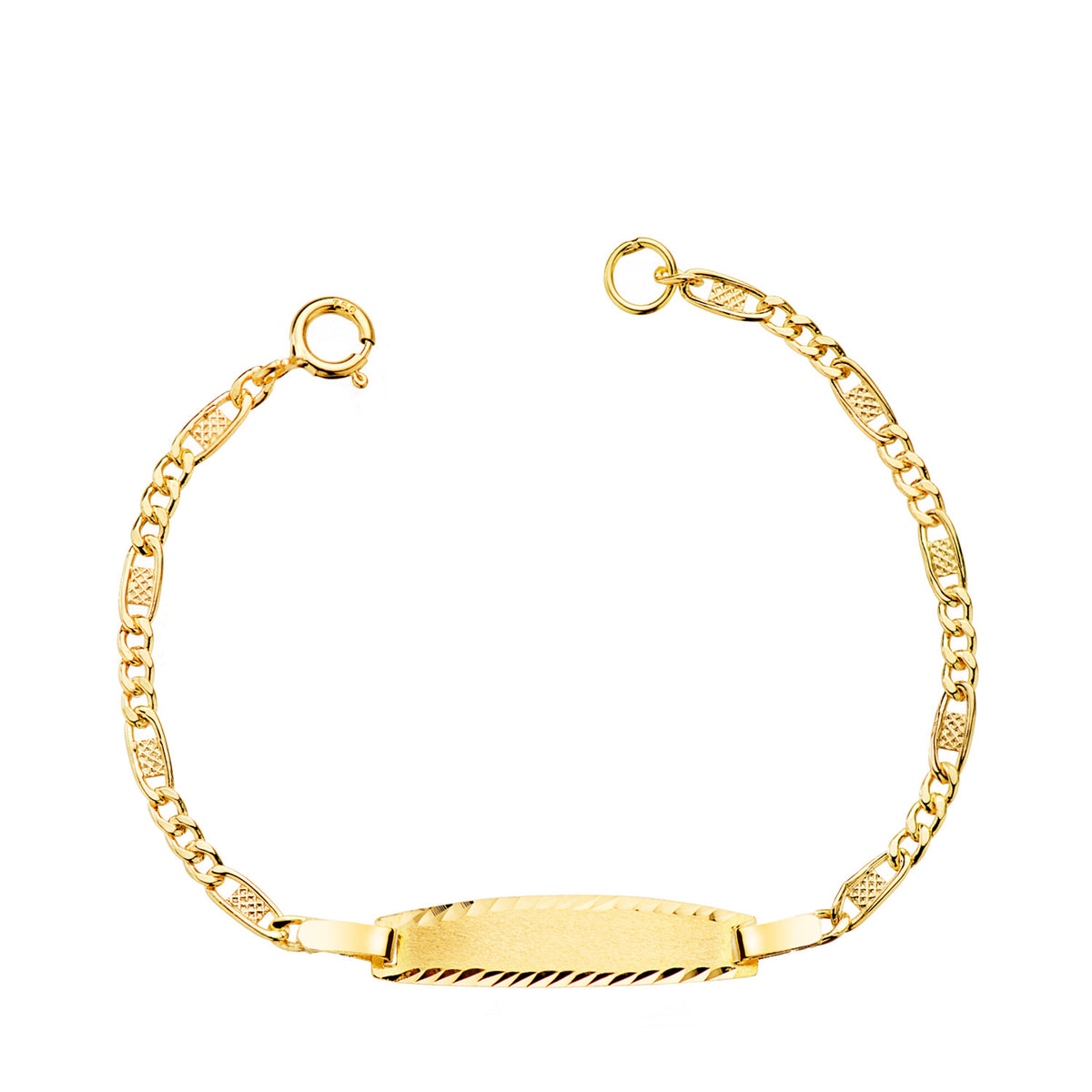 Esclava Cartier 3x1 Ancho: 2 mm. Chapa: 19 x 4 mm. Largo 11,5 cm de oro amarillo 18K