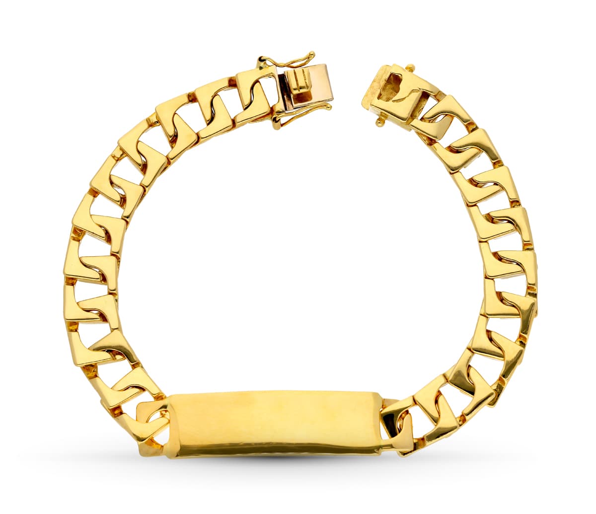 Esclava Maciza 22 cm 9 mm de oro amarillo 18K