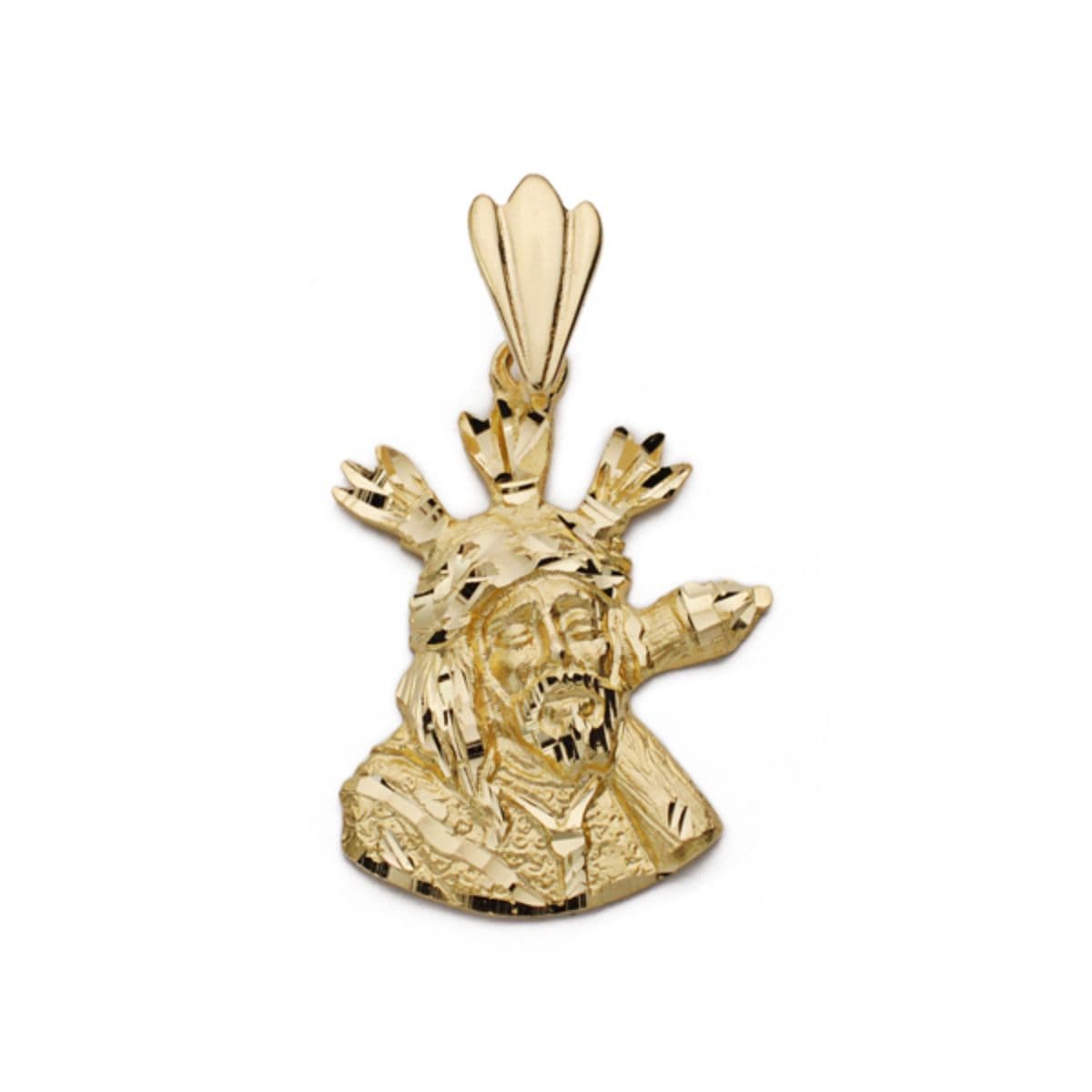 Cristo del Gran Poder Silueta 27 x 19 mm de oro amarillo 18K
