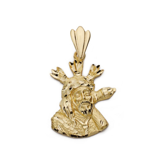 Cristo del Gran Poder Silueta 27 x 19 mm de oro amarillo 18K