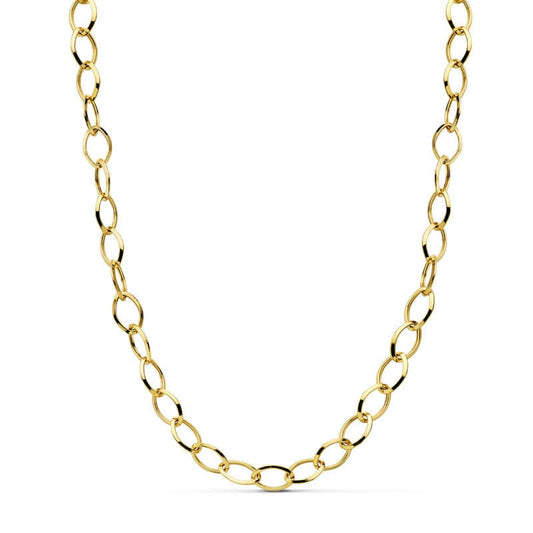Collar Hueco 44 cm de oro amarillo 18K