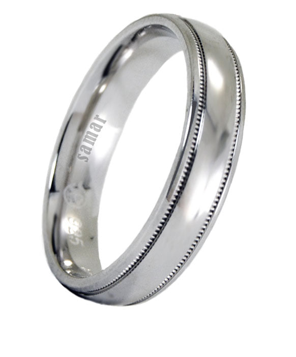 Alianzas Plata - 1126Sg Plata Confort 5 Mm - Unisex