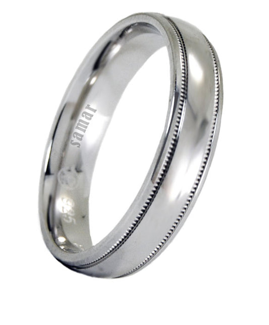 Alianzas Plata - 1126Sg Plata Confort 5 Mm - Unisex