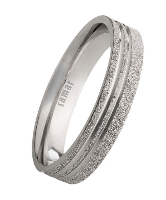 Alianzas Plata - 1128Sg Plata Confort 5 Mm - Unisex