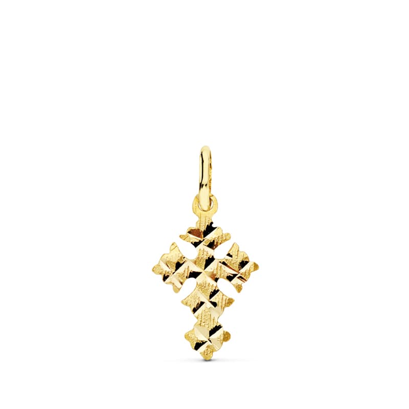 Cruz Pequeña Canjayar. 13 x 8 mm de oro amarillo 18K