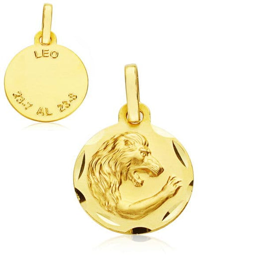 Horoscopo 13 Mmleo de oro amarillo 9K