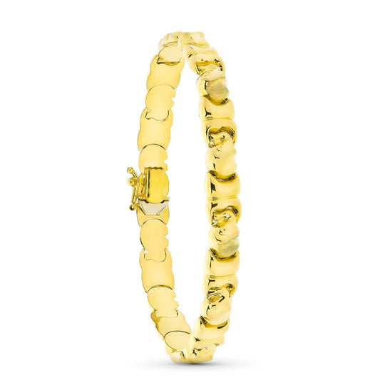 Pulsera de oro amarillo 18K