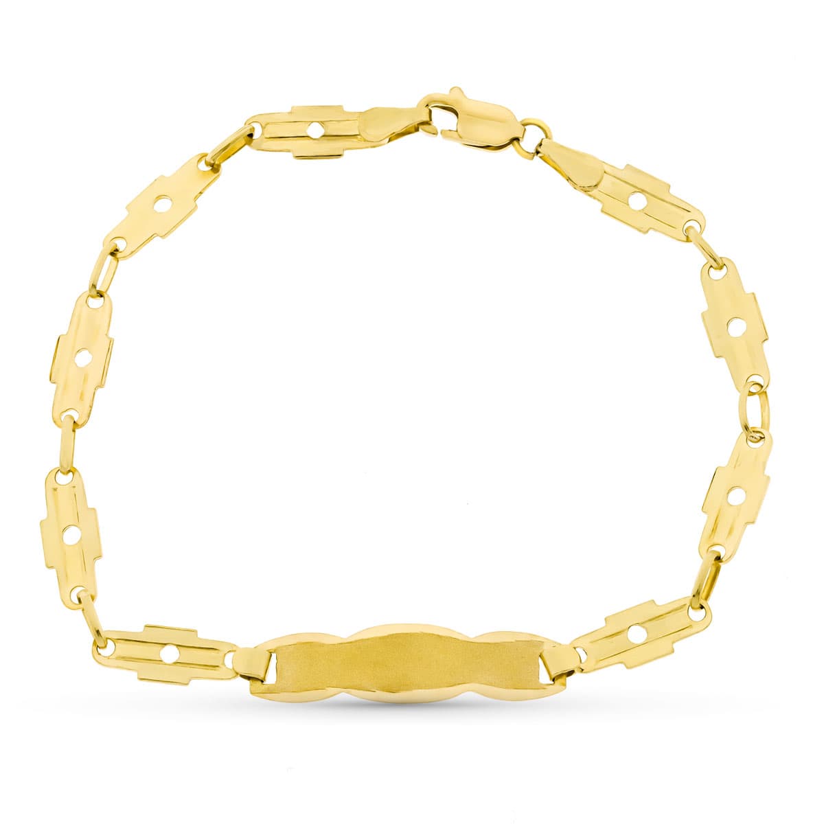 18K ESCLAVA ORO AMARILLO COMUNION ESTREPIEZAS