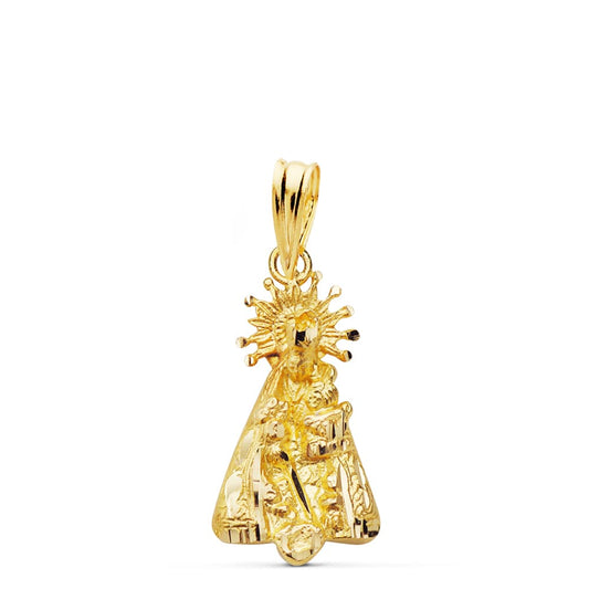 Medalla Silueta Virgen de Los Desamparados 20 x 10 mm de oro amarillo 18K