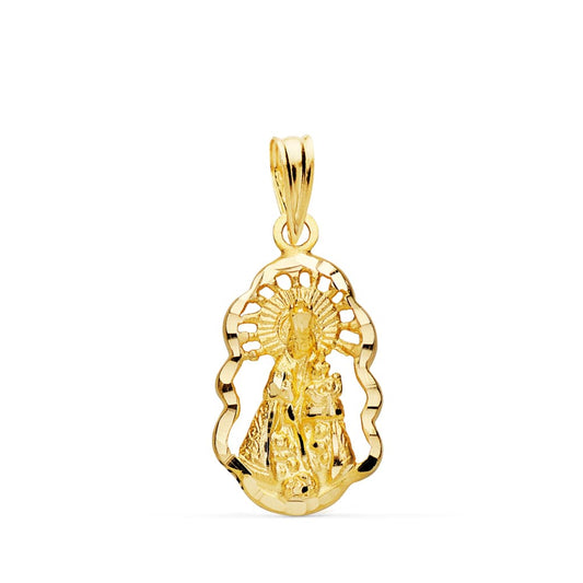 18K MEDALLA ORO AMARILLO SILUETA VIRGEN DE LOS DESAMPARADOS