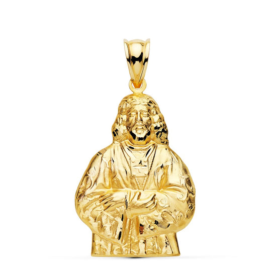 Colgante Medalla Silueta Cristo Medinacelli 31 x 20 mm de oro amarillo 18K