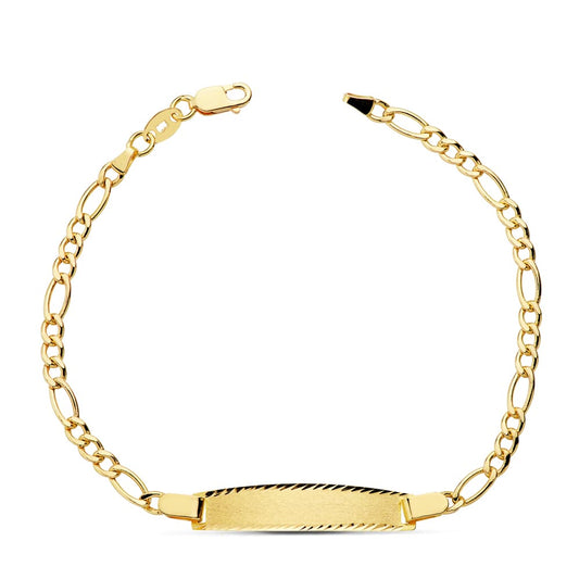 Pulsera Esclava Cartier 3x1 17 cm de oro amarillo 18K